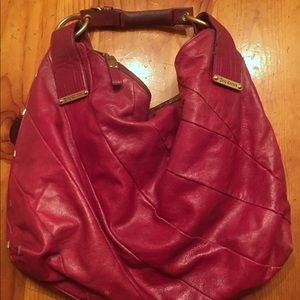 Red leather Juicy Couture Shoulder Bag